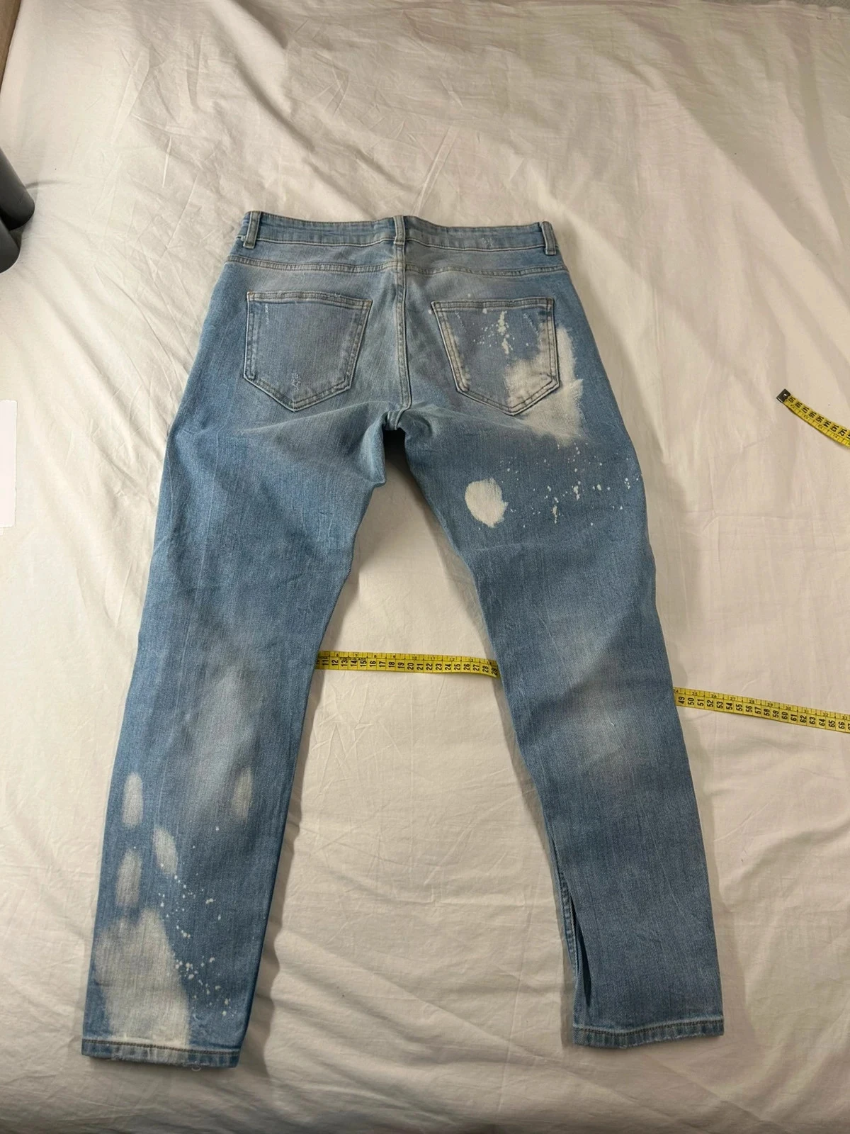 Light blue distressed Zara jeans – photo 10
